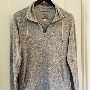 Ugg Half Zip Sweater - Gray - Small